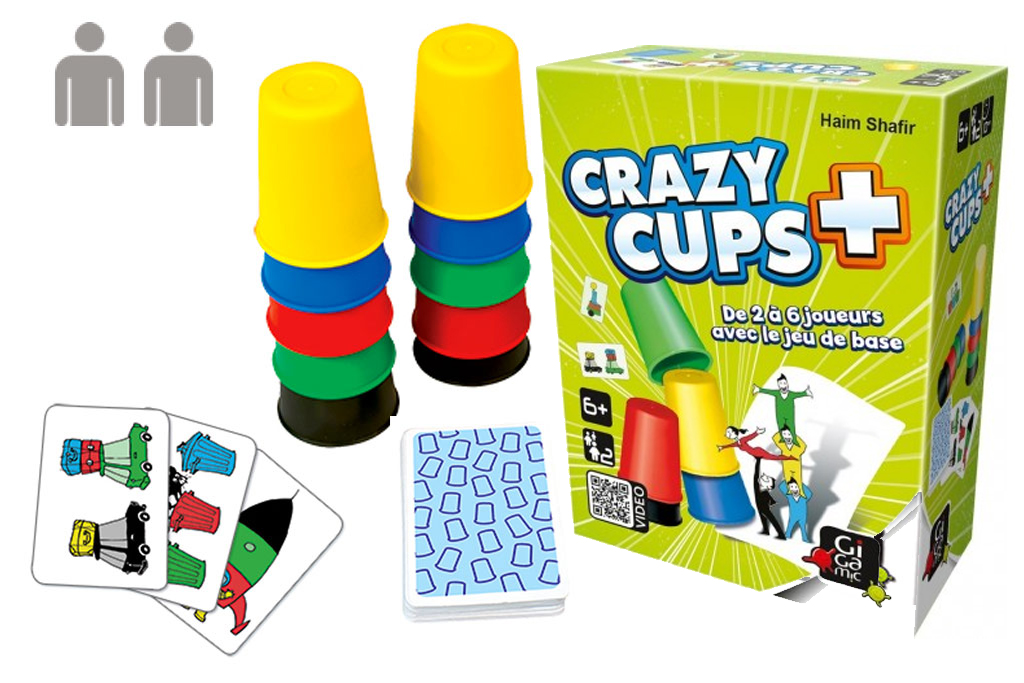 Crazy Cups le jeu de société convivial pour toute la famille